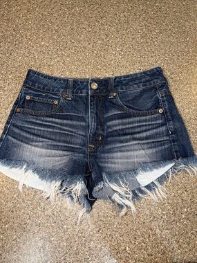 American Eagle Outfitters High Rise Festival Denim Shorts